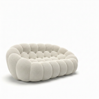 Nova Classic – Canapé Bubble 2 Places Blanc