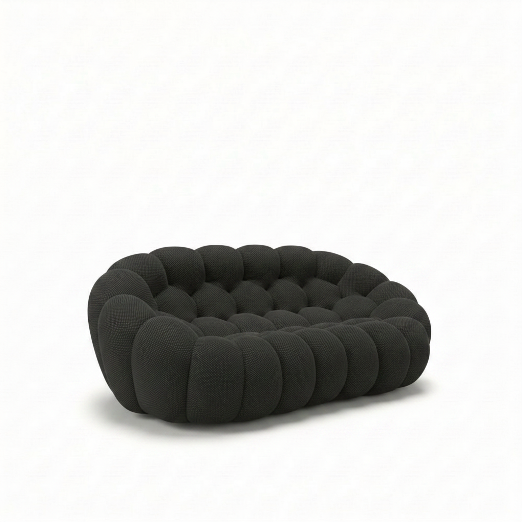 Nova Classic – Canapé Bubble 2 Places Noir