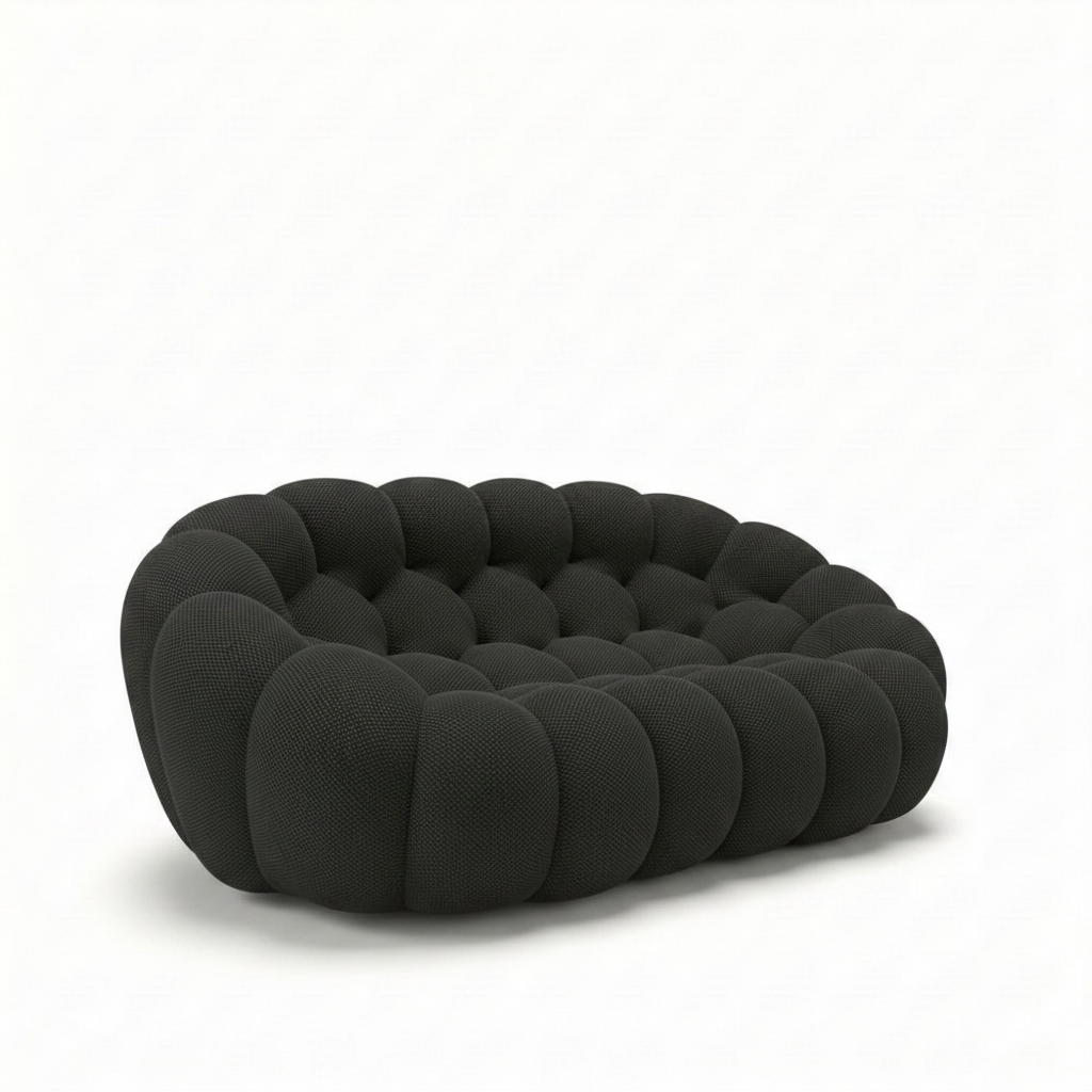 Nova Classic – Canapé Bubble 2 Places Noir