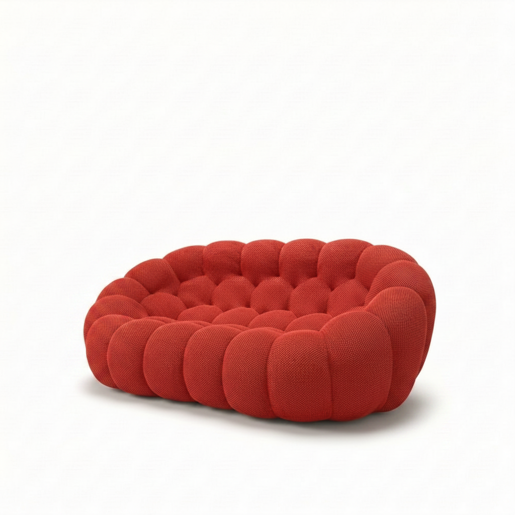 Nova Classic – Canapé Bubble 2 Places Rouge